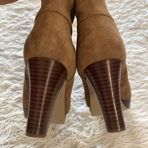 Nine West Suede Booties Sz 11 - Picture 8 of 10